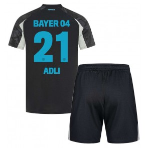 Bayer Leverkusen Amine Adli #21 Dětské Alternativní dres komplet 2024-25 Krátký Rukáv (+ trenýrky)